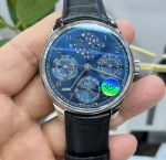 APS Factory IWC Portugieser Perpetual Calendar Real Picture Blue Dial Watch